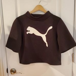 New puma crop top black with tag